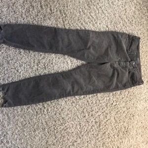 Mother cropped grey Corduroy sz 26